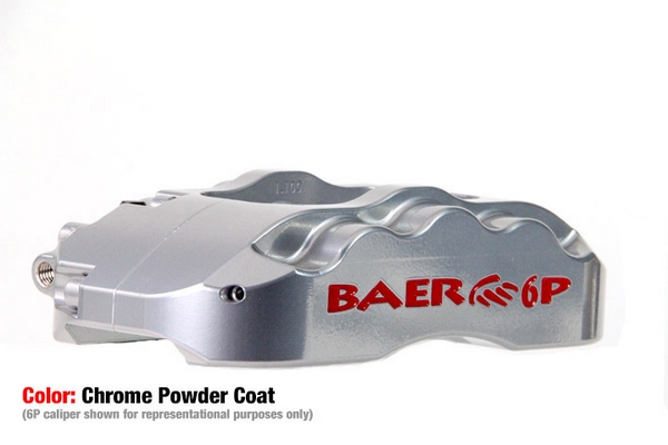 14" Rear Extreme+ Brake System with Park Brake - Chrome Powder Coat